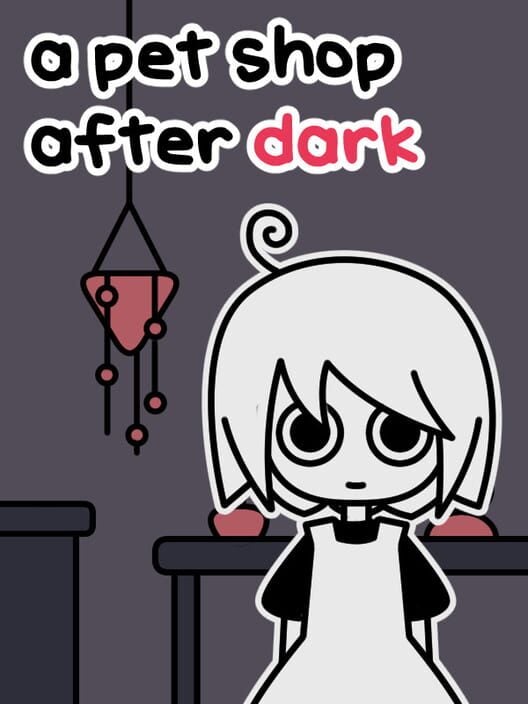 a pet shop after dark