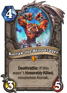 Korrak the Bloodrager Card Image