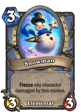 Snowman Card Image
