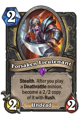 Forsaken Lieutenant Card Image