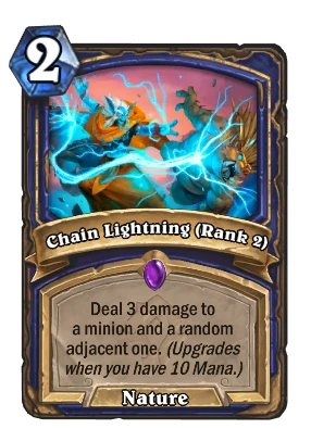 Chain Lightning (Rank 2) Card Image