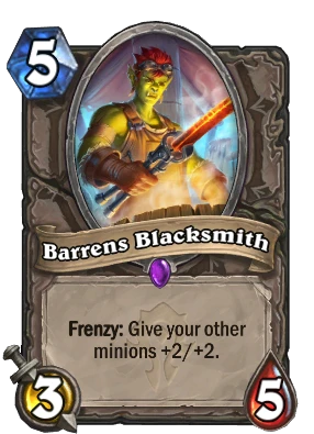 Barrens Blacksmith Card Image