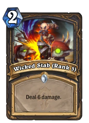 Wicked Stab (Rank 3) Card Image