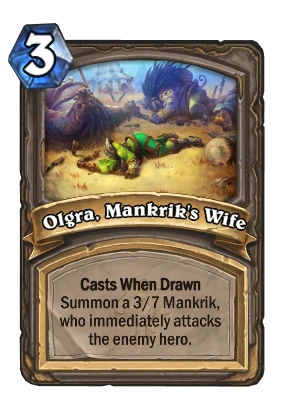 Olgra, Mankrik's Wife Card Image