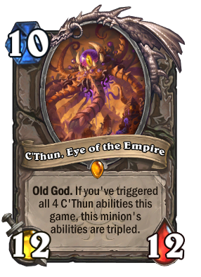 C'Thun, Eye of the Empire Card Image