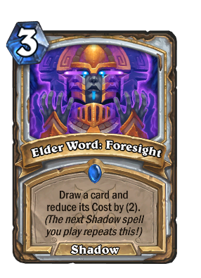 Elder Word: Foresight Card Image