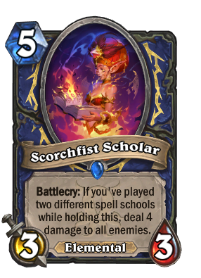 Scorchfist Scholar Card Image
