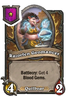 Razorfen Geomancer Card Image