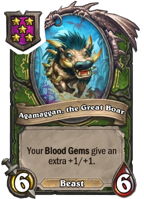 Agamaggan, the Great Boar Card Image