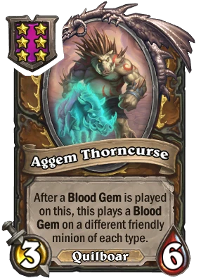 Aggem Thorncurse Card Image
