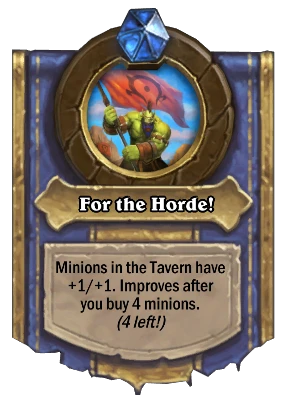 For the Horde! Card Image