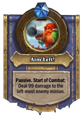 Aim Left! Card Image