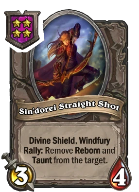 Sin'dorei Straight Shot Card Image