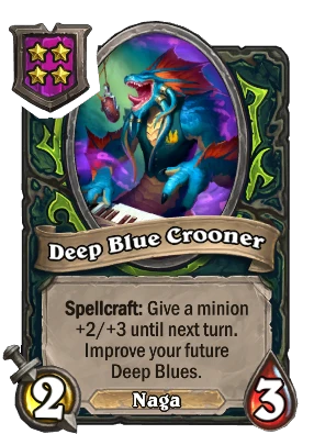 Deep Blue Crooner Card Image