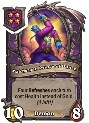 Malchezaar, Prince of Dance Card Image