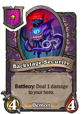 Backstage Security Card Image