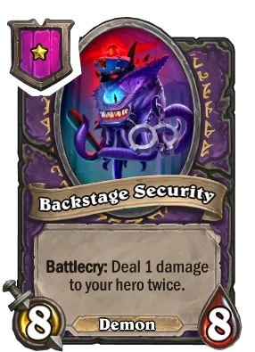 Backstage Security Card Image