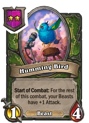 Humming Bird Card Image