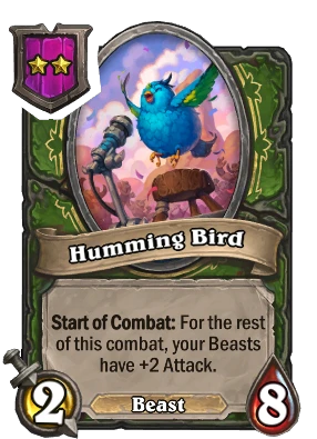 Humming Bird Card Image