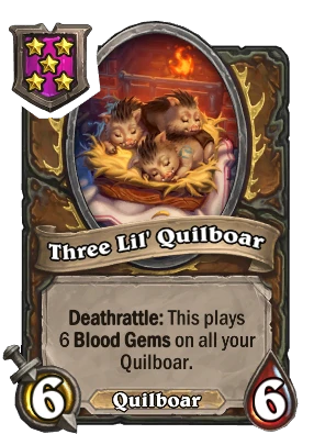 Three Lil' Quilboar Card Image