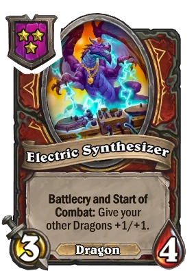 Electric Synthesizer Card Image