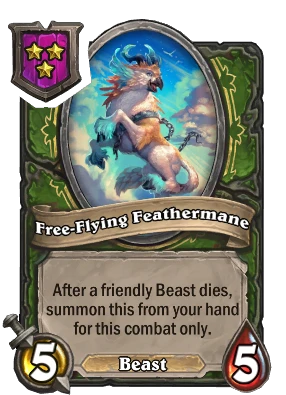 Free-Flying Feathermane Card Image