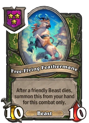 Free-Flying Feathermane Card Image