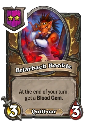 Briarback Bookie Card Image