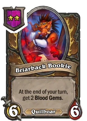 Briarback Bookie Card Image