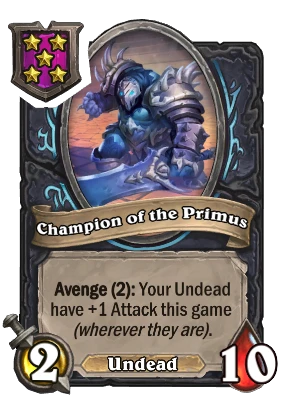Champion of the Primus Card Image