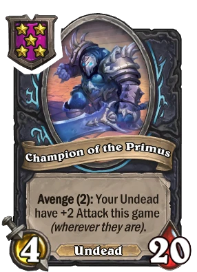 Champion of the Primus Card Image