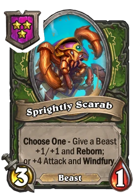 Sprightly Scarab Card Image