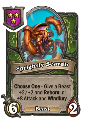 Sprightly Scarab Card Image