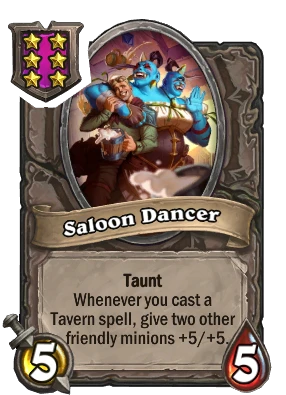 Saloon Dancer Card Image
