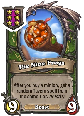 The Nine Frogs Card Image