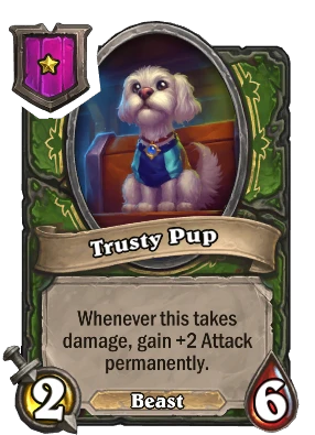 Trusty Pup Card Image