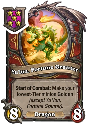 Yu'lon, Fortune Granter Card Image