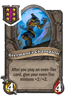 Greymane's Champion Card Image