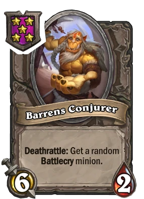 Barrens Conjurer Card Image