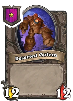 Deserted Golem Card Image