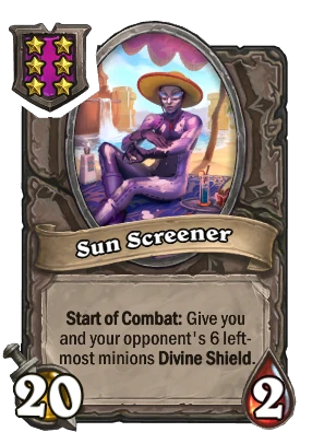 Sun Screener Card Image
