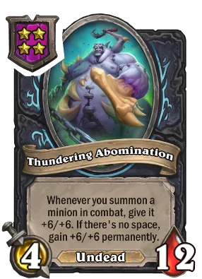 Thundering Abomination Card Image