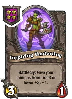 Inspiring Underdog Card Image