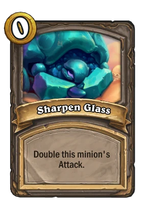 Sharpen Glass Card Image