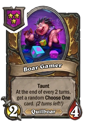 Boar Gamer Card Image