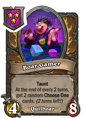 Boar Gamer Card Image