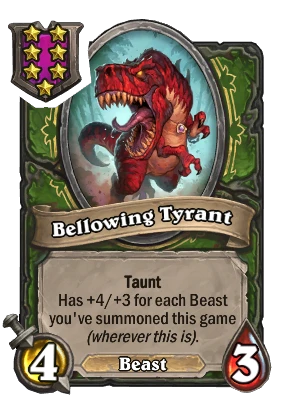 Bellowing Tyrant Card Image
