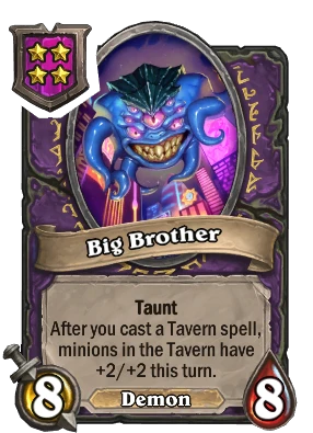 Big Brother Card Image