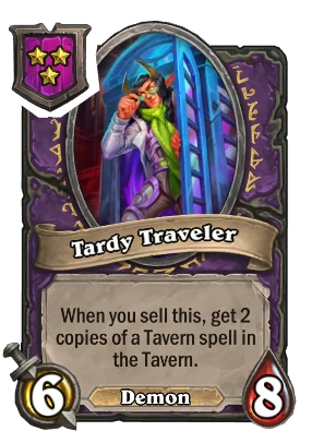 Tardy Traveler Card Image