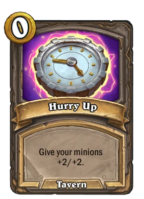 Hurry Up Card Image
